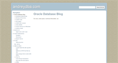 Desktop Screenshot of andreydba.com